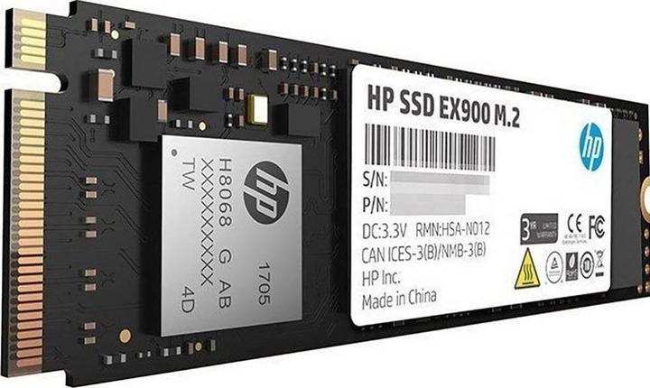 Actual product image HP EX900 (250 GB, M.2 2280)