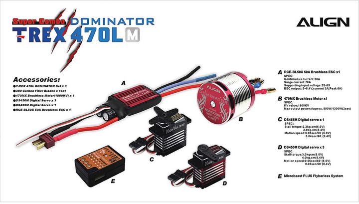 Image du produit Align T-Rex 470LM Dominator