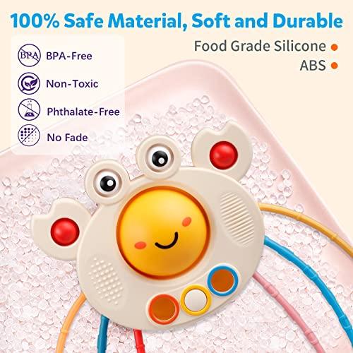 Produktbild Activity Board Spielzeug ab 1 Jahr, Baby Spielzeug 6-18 Monate, Silikon in Lebensmittelqualität Motorikspielzeug