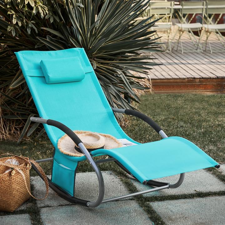 Produktbild SoBuy 2-er Set Gartenliege (150 cm)