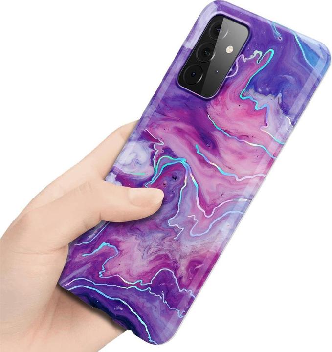 Produktbild Cadorabo IMD TPU Bunter Marmor Cover (Samsung Galaxy A72)