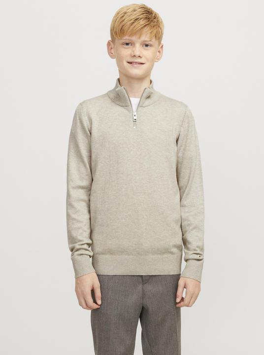 Actual product image Jack & Jones Jjeemil Knit Half Zip Noos Jnr (140)