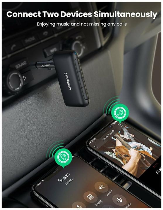Image du produit Ugreen Adaptateur pour la voiture (Récepteur)