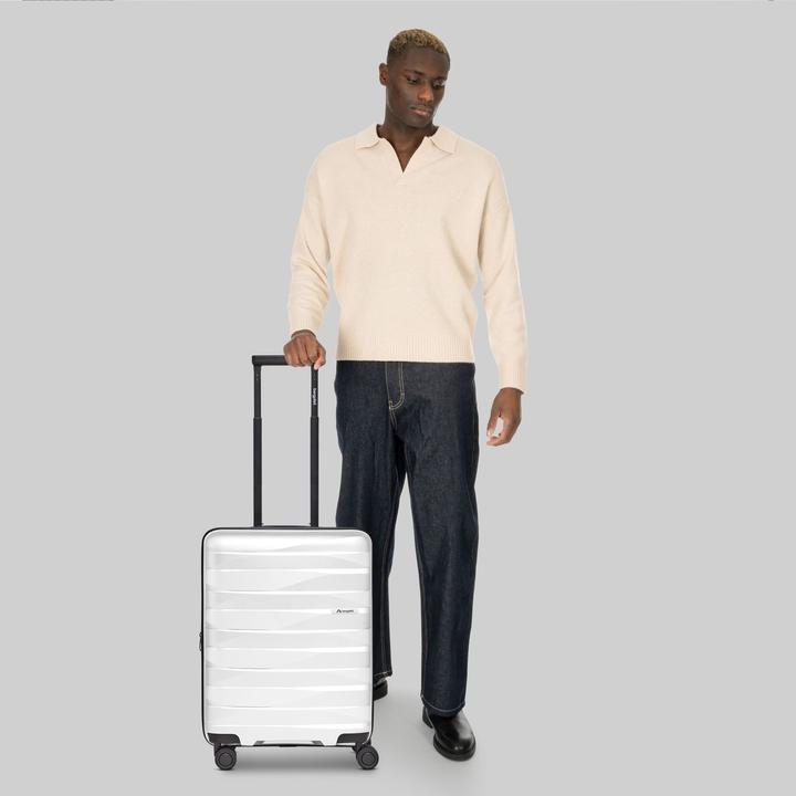 Immagine prodotto Bergpfeil Travel 4-Rollen Kabinentrolley S 55 cm mit Dehnfalte (44 l, Bagaglio a mano (fino a 50 litri))