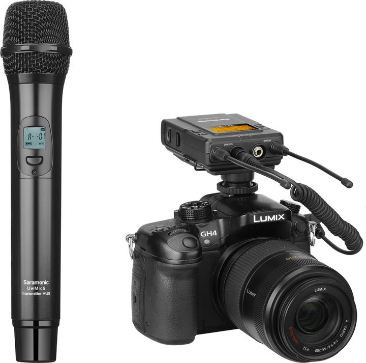 Actual product image Saramonic UwMic9 Kit 4 (RX9 + HU9) Zestaw do bezprzewodowej transmisji dźwięku