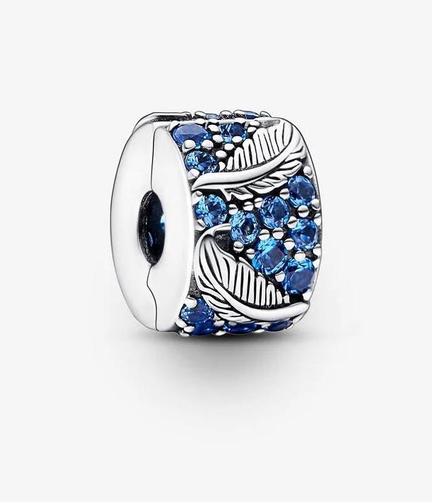 Produktbild Pandora Geschwungene Feder & Pavé Clip (Sterling Silber 925)