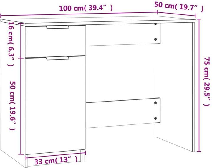 Image du produit VidaXL Fonz (100 x 50 x 75 cm)