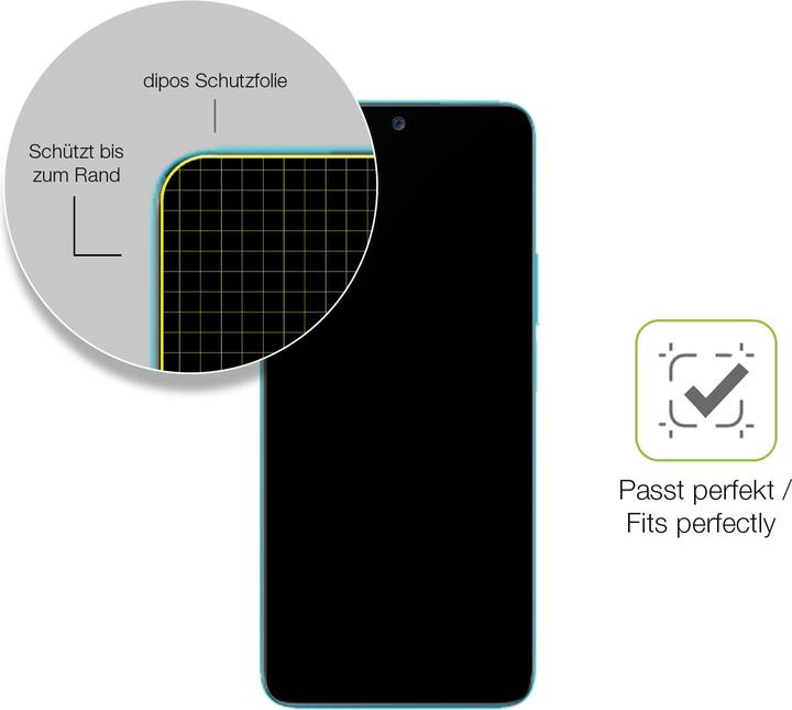 Actual product image Dipos Full Cover Screen Protector Matte (1 Piece, Honor 90)