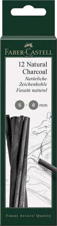Immagine prodotto Faber-Castell Natürliche Zeichenkohle (Nero, 12 x)