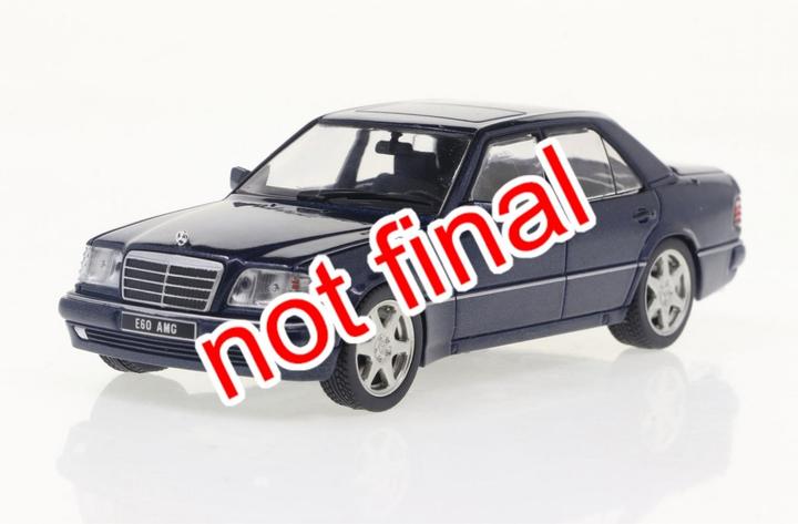 Produktbild Solido 1:43 Mercedes-Benz W124 E60 AMG blau