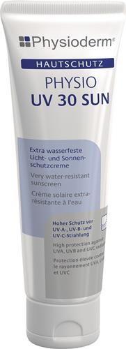 Actual product image PGP Skin protection cream PHYSIO UV 30 SUN 100 ml water resistant (Suntan cream, SPF 30, 100 ml, 115 g)
