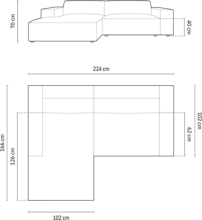 Produktbild Micadoni Jodie (Ecksofa)