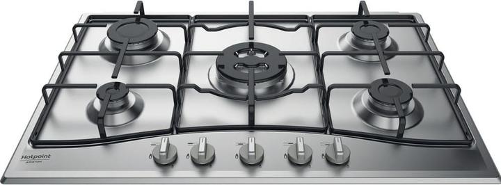 Produktbild Hotpoint PCN 752 T/IX/HAR Edelstahl-Einbaukochfeld 75 cm Gas 5 Herd(e)