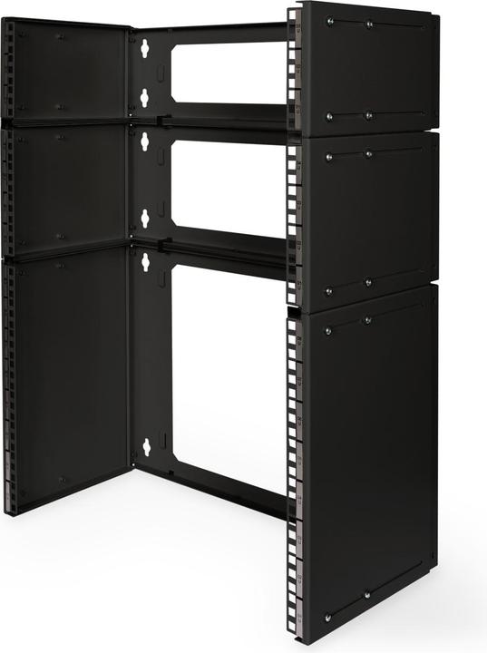 Produktbild Digitus 8HE Wandmontage Patch-Halter 3608x528x225 mm tiefenverstellbar (8 HE, 19 Zoll Rack)
