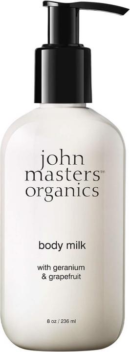 Produktbild John Masters Organics JMO Skin & Body Care - Geranium & Grapefruit Body Milk (Körpermilch, 236 ml)