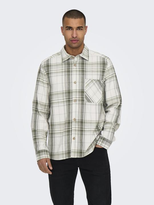 Produktbild Only & Sons Normal geschnitten Hemdkragen Hemd Hemd (L)