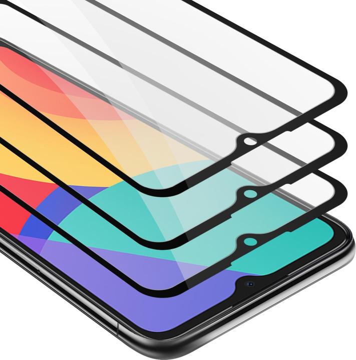 Actual product image Cadorabo 3x Fullcover Tempered Glass 3er Pack Fullc. Tempered (3 Piece, Alcatel 1S (2021))