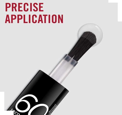 Actual product image Rimmel London 60 SECONDS super shine #740-clear (740, Colour paint)