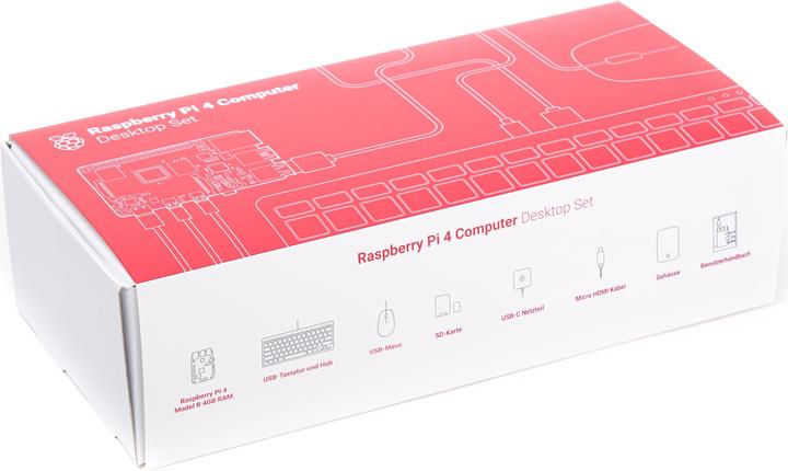 Produktbild Raspberry Pi offizielles Pi 4 4GB Desktop Kit, DE