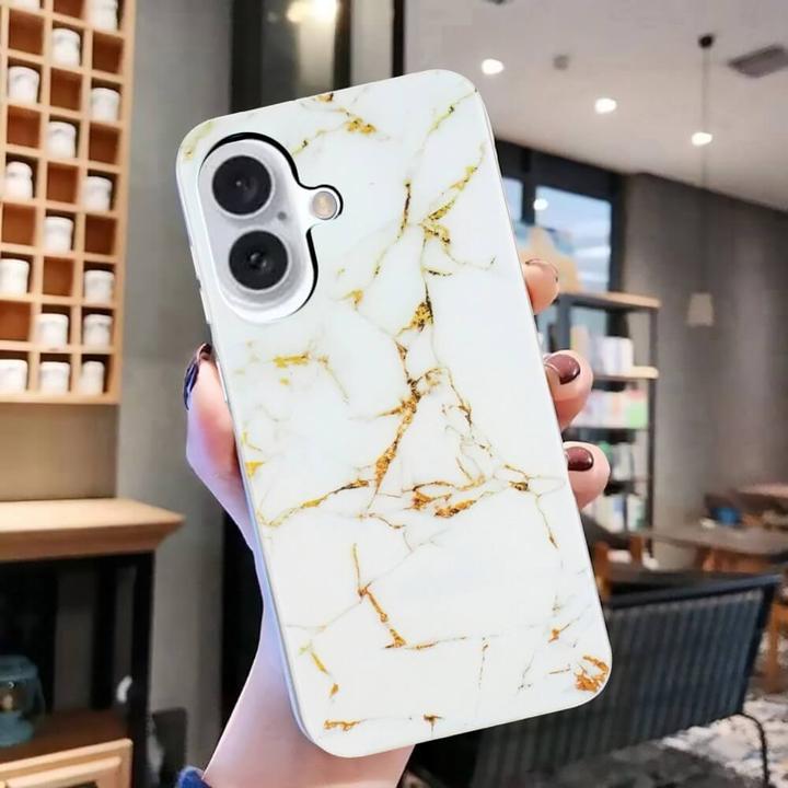 Actual product image Cover-Discount iPhone 16 Plus - Cover mobile phone case Marble (Apple iPhone 16 Plus)