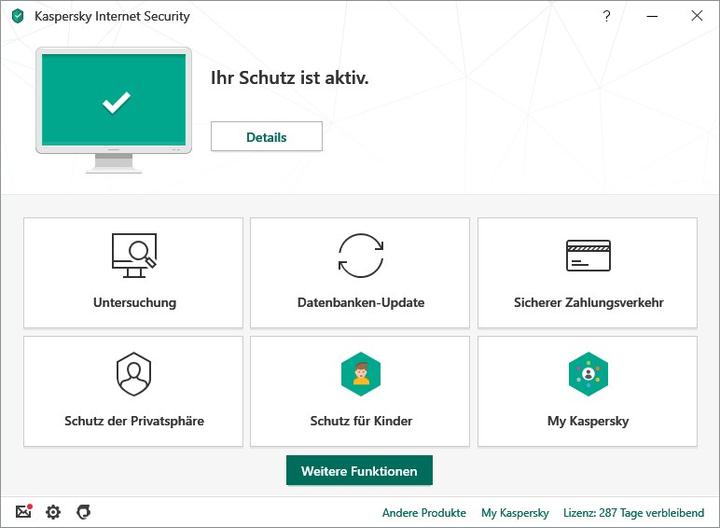 Produktbild Kaspersky Internet Security (3 User, 12 Monate)