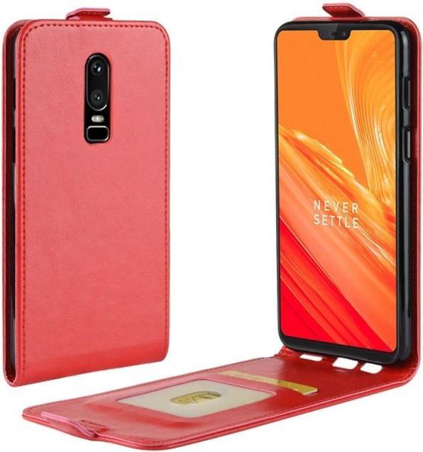 Actual product image MU Classic Crazy Horse Leather Flipcase Series (OnePlus 6)