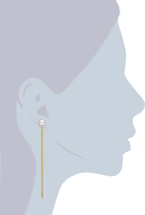 Produktbild Valero Pearls Damen Sterling Silber Süsswasser-Zuchtperlen gelbgold - 24445 (Sterling Silber)