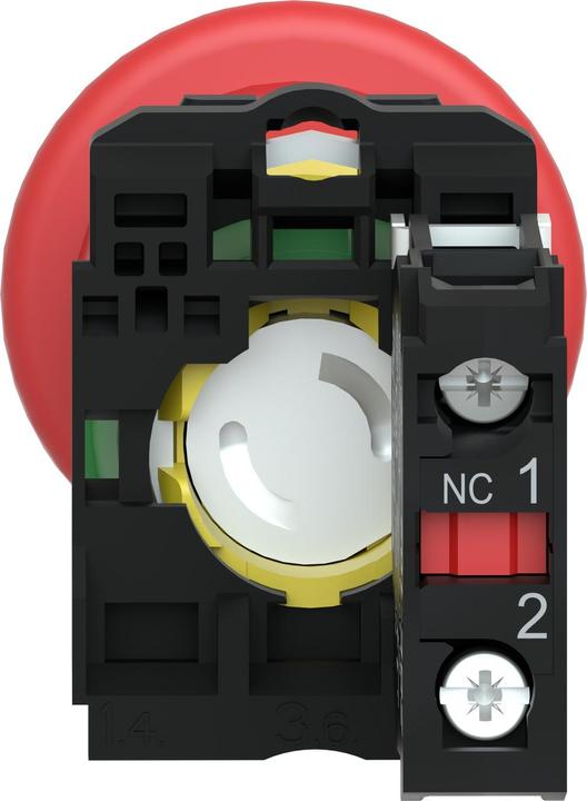 Produktbild Schneider Electric Emergency Stop 40mm Pull Release Red 1NC