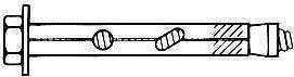 Immagine prodotto Haushalt Bullone di ancoraggio con bullone