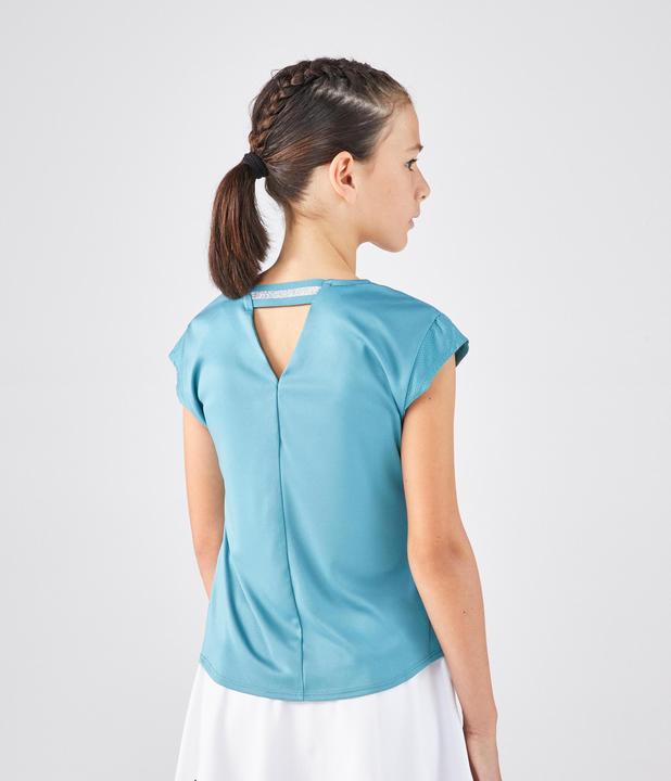 Immagine prodotto Artengo Tennis-Shirt Mädchen TTS Soft türkis (6, 7, 8)