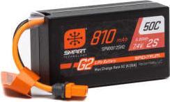 Immagine prodotto Spektrum 810mAh 2S 7.4V Smart G2 50C LiPo IC2 (7.40 V, 810 mAh)