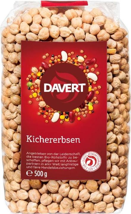 Actual product image Davert Chickpeas organic (500 g)