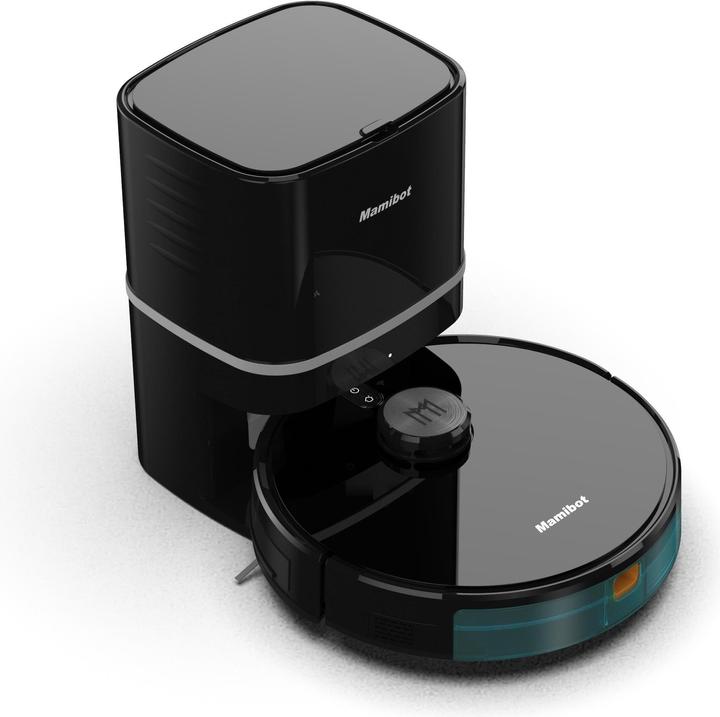 Mamibot Vacuum Cleaner - Robot ExVac890 Glory with Automatic Vacuum Cleaner, Black (Robot vacuum)