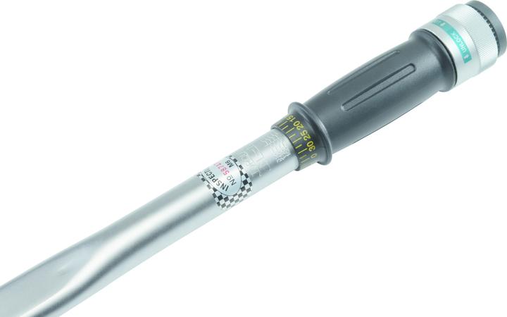 Actual product image HEYTEC Torque spanner, adjustable with one-hand collet, 70-350 Nm 730 mm (730 mm)