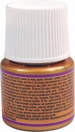 Produktbild Pebeo Deco Perlmutt Acrylfarben (Antikgold, 45 ml)