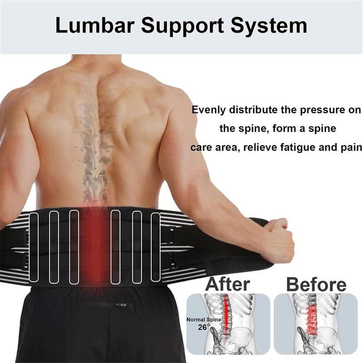 Actual product image Cbx Rückenstütze, Rückenbandage, Lendengürtel mit Stützeffekt, Grösse M (M)