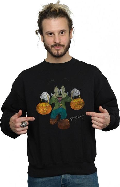 Actual product image Disney Mens Frankenstein Mickey Mouse Sweatshirt (M)