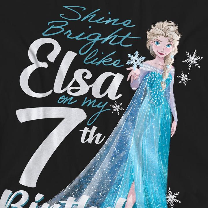 Image du produit Disney Frozen - T-shirt BRIGHT LIKE ELSA - Adulte (M)