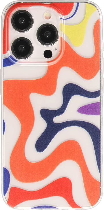 Produktbild PhoneLook Hülle Gummi Silikon farbige Wellen Margarita (Apple iPhone 15 Pro Max)