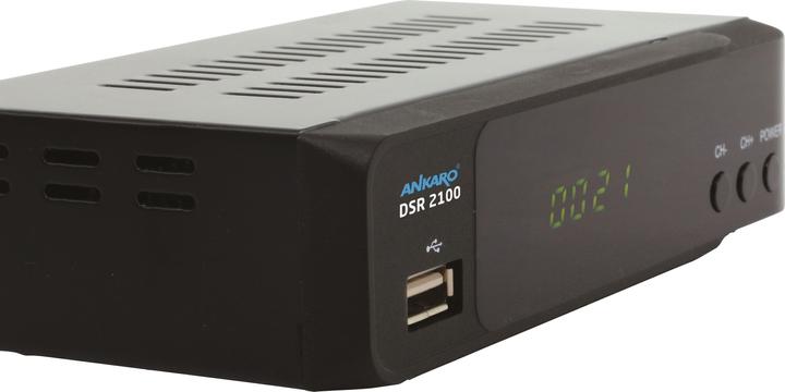 Produktbild Ankaro ANK DSR2100PVR - Receiver DVB-S/DVB-S2 1080p mit PVR (DVB-S)