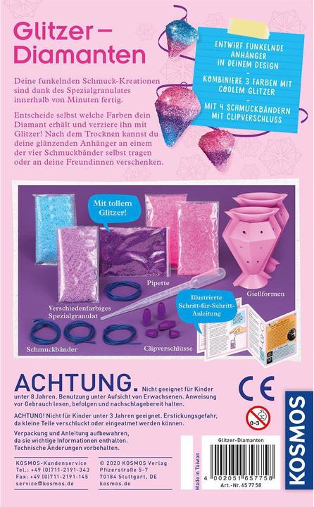 Actual product image Kosmos Glitter diamonds