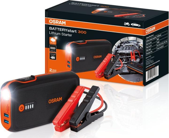 Actual product image Osram BatteryStart 300 (1500 A, 13000 mAh)