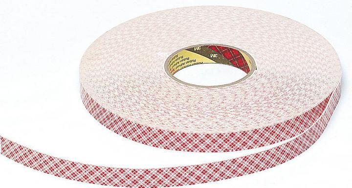 Immagine prodotto Brady Materiale di fissaggio nastro adesivo in schiuma - 3M, bianco, 19 mm x 33 m, biadesivo (1 rotolo) (19 mm)