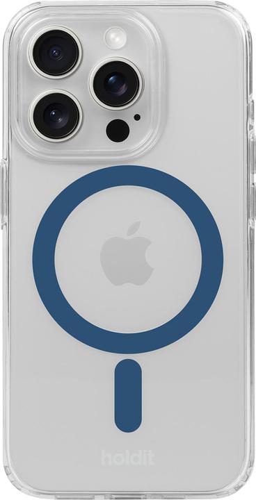 Actual product image Holdit Handyhülle MagSafe Denim Blau/Transparent (Apple iPhone 15 Pro Max)