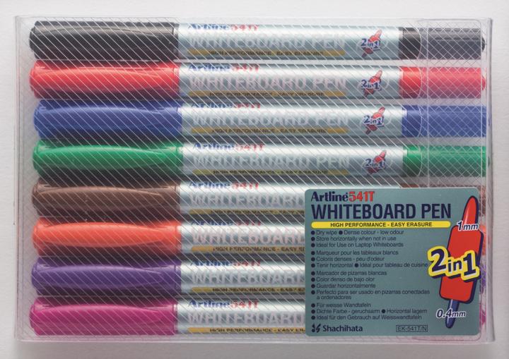 Produktbild Artline whiteboard pen, double-ended, 8 colors (8 Farben)