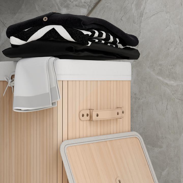 Actual product image Homcom Laundry basket with 2 handles (72 l)