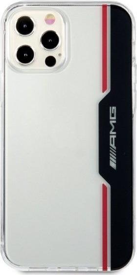 Actual product image Mercedes AMG AMHCP12MTVLBR iPhone 12/12 Pro 6.1" transparent hardcase Electroplate Vertical (Apple iPhone 12)