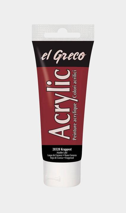 Image du produit Kreul el Greco Acrylic (garance, 75 ml)