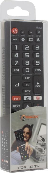 Produktbild Sbox RC-01403 Remote Control for LG TVs (Universal Fernbedienung)