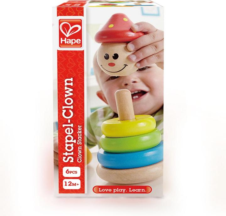 Produktbild Hape Stapel-Clown 6tlg.